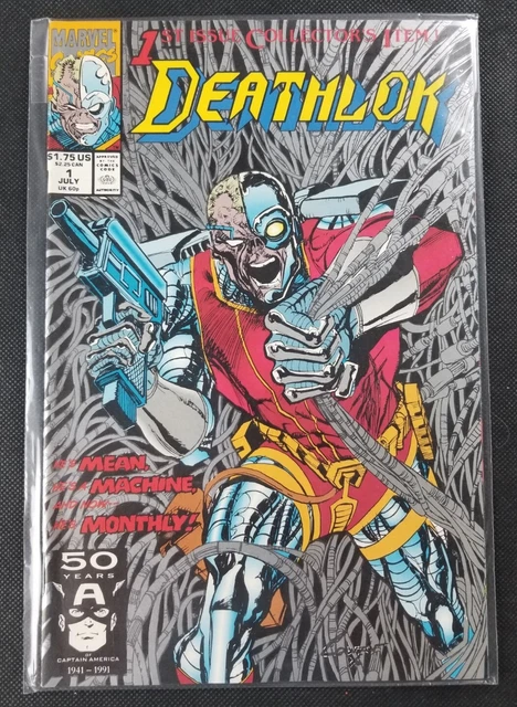 DEATHLOK No. 1, Vol. 2, July 1991 -Marvel Comics - 1st Issue Collector's Item NM