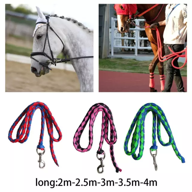 Horse Lead Rope Cord Equestrian Equipment Strong Braided