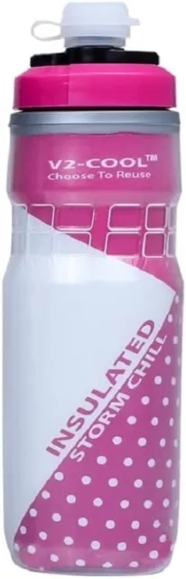 V2-COOL Storm Chill 620ml Insulated Bottle for Cycling and Hydration