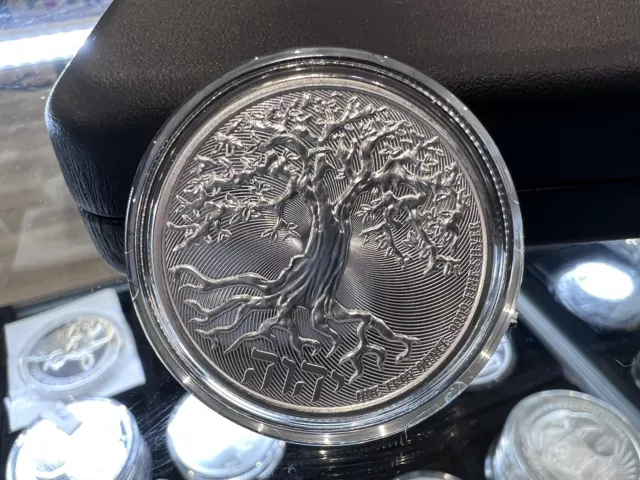 2023 Niue Tree of Life 1 oz Silver $2 Coin in capsule