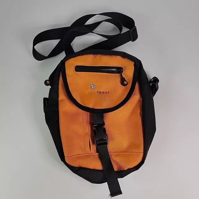 Sherpani Crossbody Sling Bag Orange Pockets CBB Pack