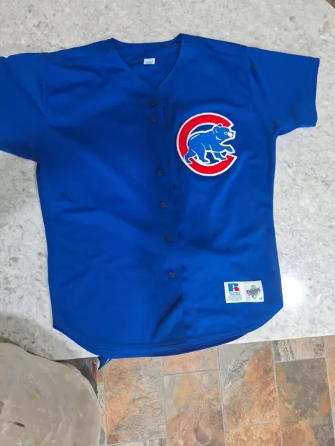 CHICAGO CUBS RUSSELL Athletic Jersey Size 48 $25.00 - PicClick