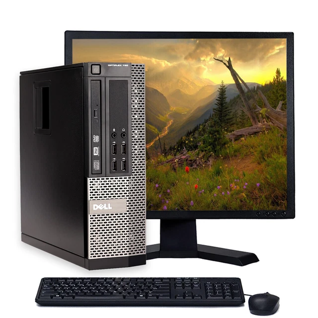 DELL WINDOWS 10 Desktop Computer Core i3 8GB RAM 256GB SSD WIFI 19