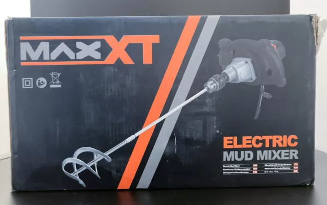 Maxxt Drill  R6211B Mixer Set with Spade Handle 1/2 inch Electric Corded Mixing