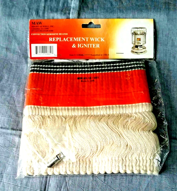MAW Replacement Wick & Igniter for Convection Kerosene Heater  # 1140366 NIP
