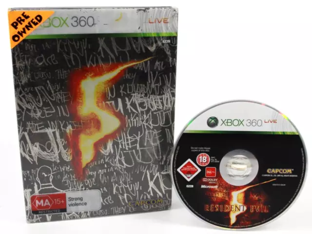 Resident Evil 5 - Steelbook edition (Xbox 360) [PAL] - WITH WARRANTY -