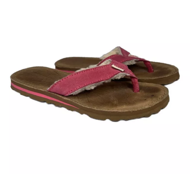 Ugg tasmina flip flops black top