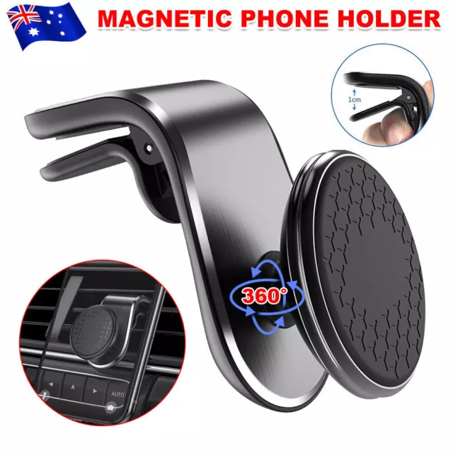 Universal Car Air Vent Magnet Magnetic Phone Holder Stand Bracket For GPS iPhone