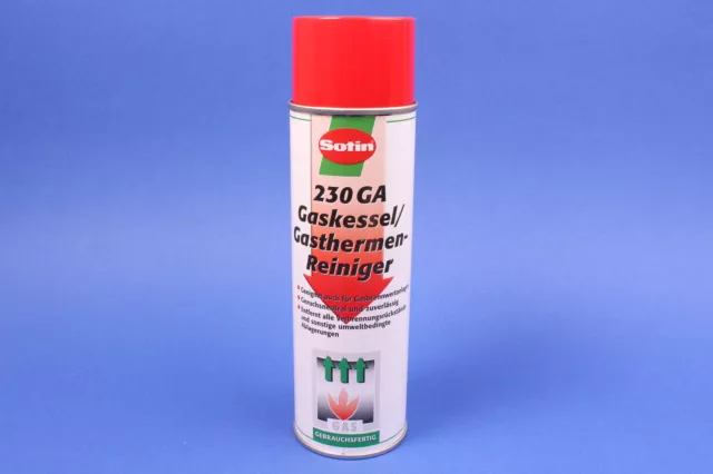 Sotin 230 GA Gaskessel Gasthermenreiniger Gasbrennwertanlage 500 ml Spray | z1k