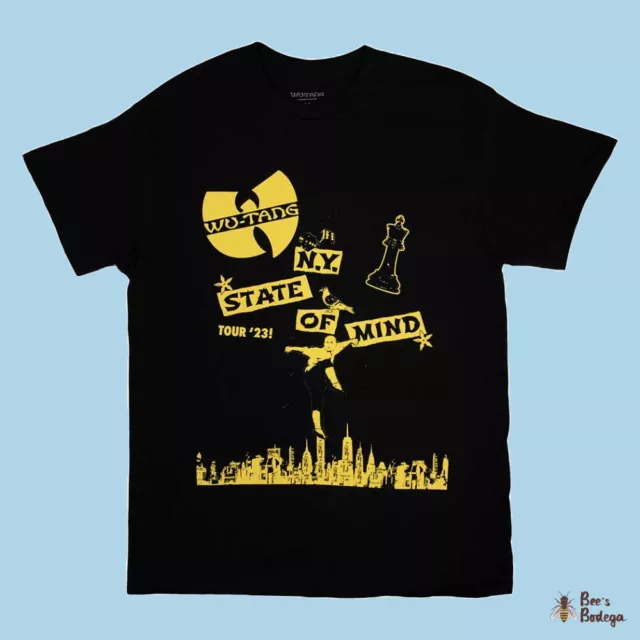 Wu Tang Clan: ’NY State Of Mind Tour 2023’ T-Shirt *Official Merchandise*