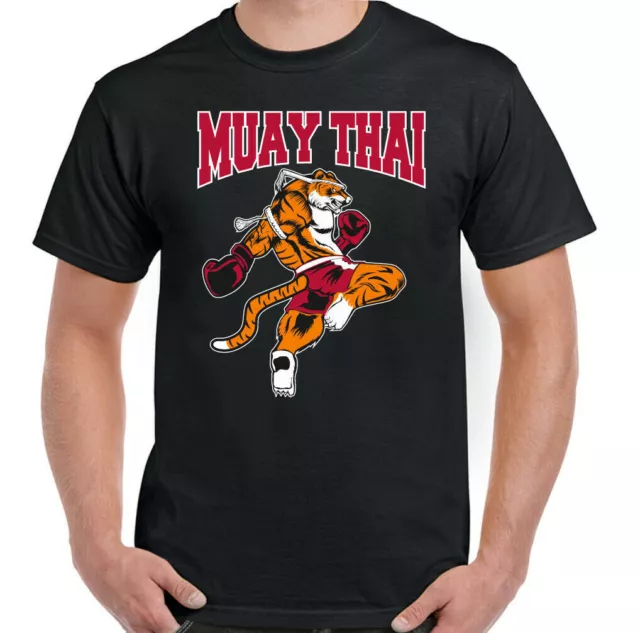 T-shirt Muay Thai Tiger MMA arti marziali miste uomo BJJ top kit kick boxing UFC
