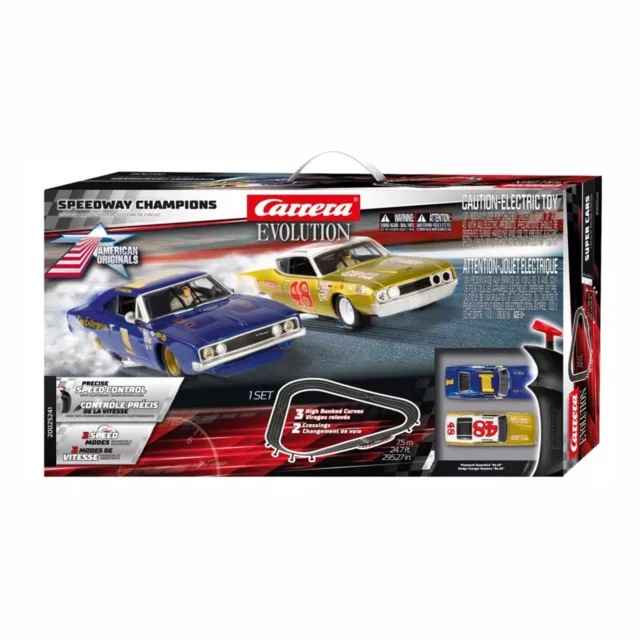 Carrera 25241 Evolution 132 - Speedway Champions Slot Car Set