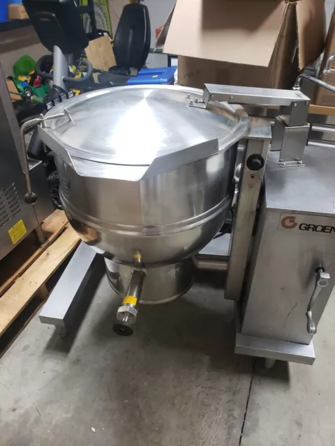 GROEN 40 Gallon Steam Skillet Tilt 208v 3ph DEE/4T-40 Free Ship 30 Day Warranty