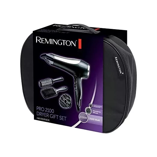 Remington Pro 2100 Geschenkset - Haartrockner, Diffusor, Paddelbürste