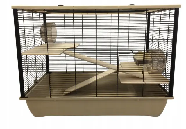 Premium ZooPaul Cage Avec Bois Podium Et Échelle Petit Rongeur Souris Hamster