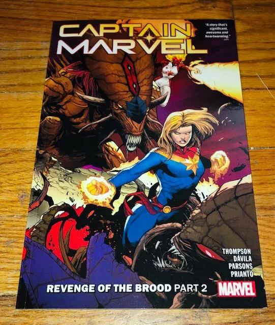 Captain Marvel Revenge Of The Brood Part 2 Marvel Comics Graphic Novel TPB