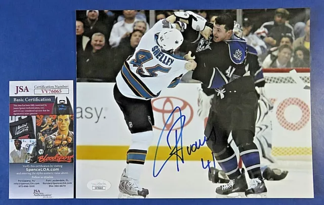 Jason Allison SIGNED 8x10 PHOTO ~ NHL Hockey Autograph ~ JSA VV76065