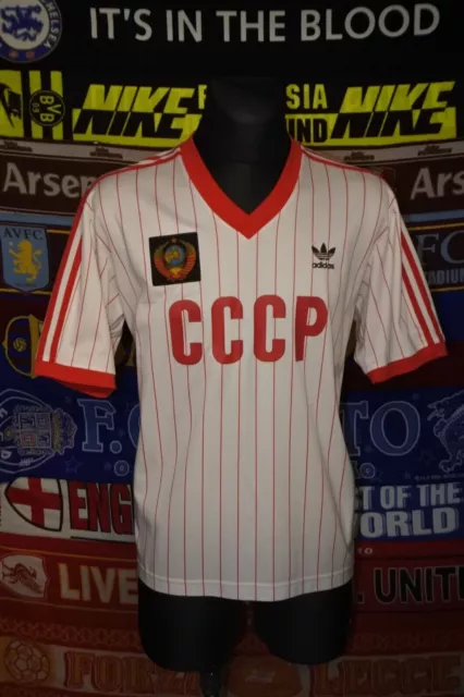 Russia+USSR+Jersey+Basketball+Shirt+Red+Football+Soccer+adidas+CE2309+Medium  for sale online