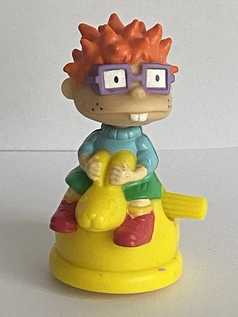 VINTAGE 1998 NICKELODEON Rugrats Chuckie Chucky Bouncing Wind Up BK toy ...