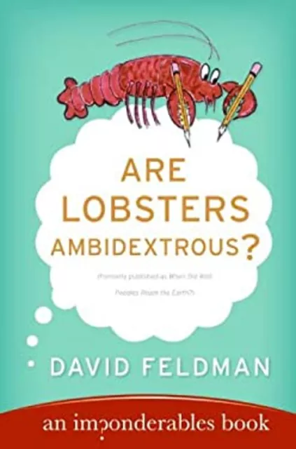 Sont Homard Ambidextre ? : An Imponderables Livre de Poche Davi