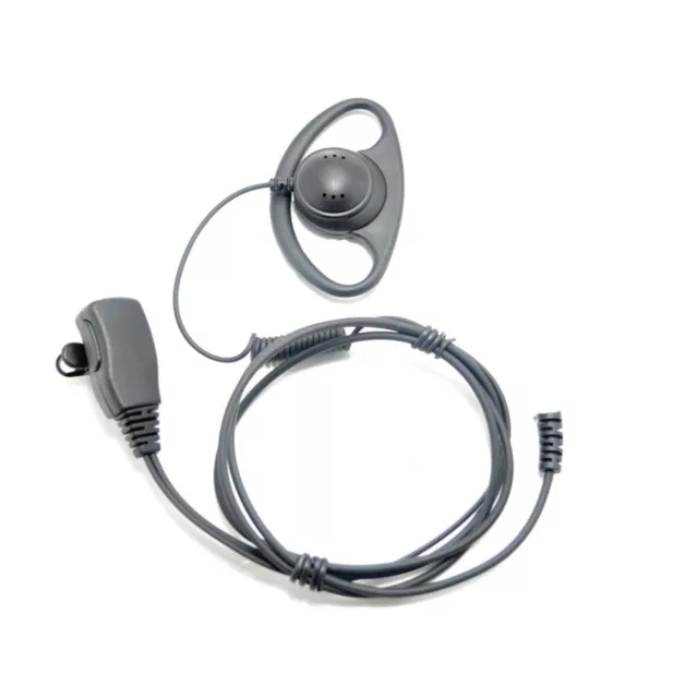 Earpiece for Motorola DP1400 CP040 GP300 Two Pin Radio D-Ear Lightweight PTT