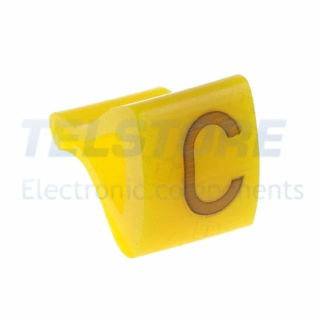1Confezione  Segna cavi per cavi e fili 1,7÷3,5mm H 6mm A 6mm L 5mm  .