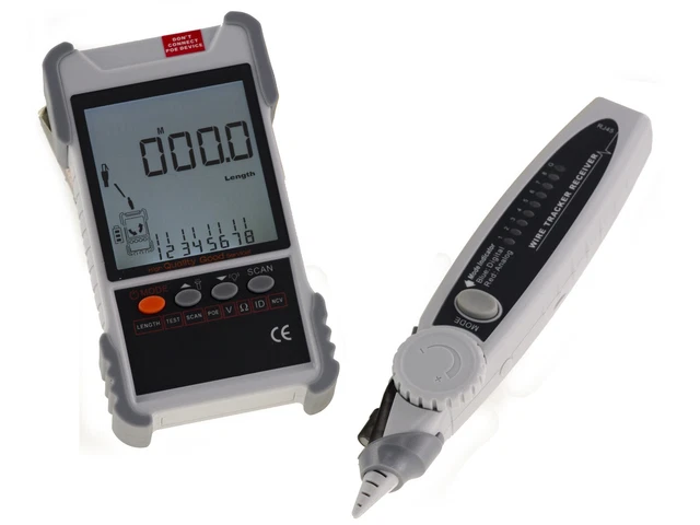 Progresive Digital Rj 45 Tester TESTER NETWORK RJ45 RJ11. Mapping, Continuity, Poe, Voltage, Spotting ...