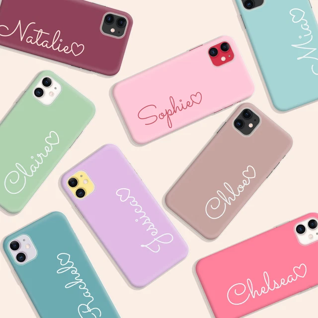 Custodia IPhone Personalizzata Con NOME - Silicone Pastello - Foto 8