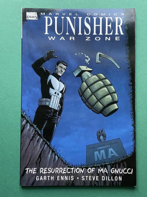Punisher War Zone Resurrection Of Ma Gnucci TPB VF/NM Marvel 09 1st Pnt G Novel