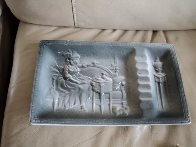 Very Rare Antique France Porcelaine Cigar Ashtray