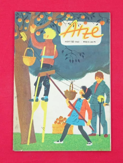 ATZE 1963 Nr. 10 DDR Comic Junge Pionier Junge Welt Fix und Fax