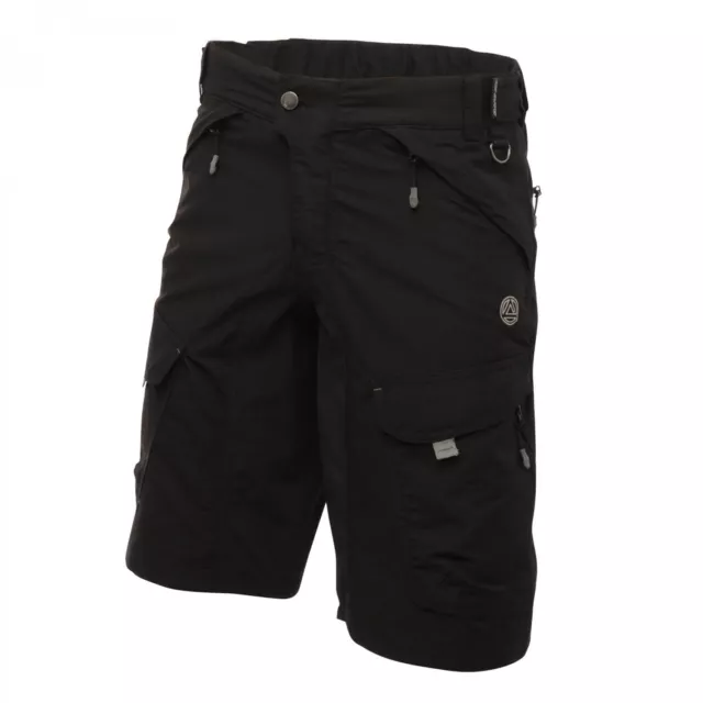 Herren kurze MTB Shorts Fahrradhose mit Zonen aus 4-Wege-Stretch-Material