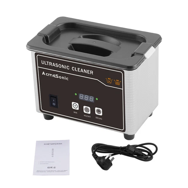 800ml  Cleaner Digital Sonic Cleaning Equipment Stainless Steel I9L1