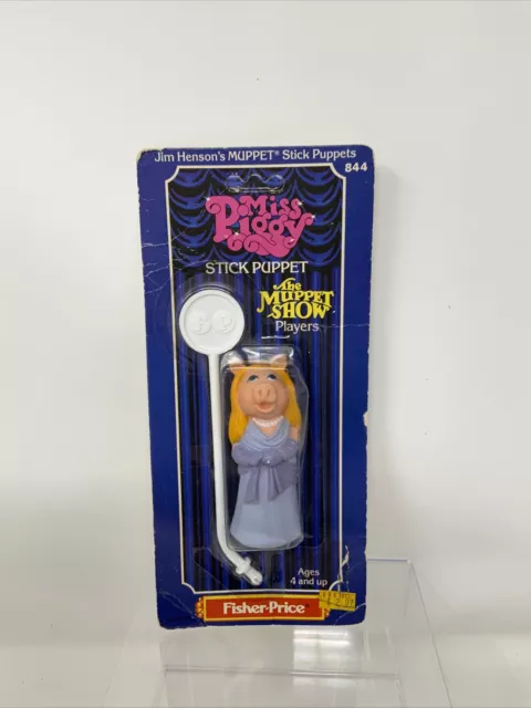 1979 Fisher Price Jim Henson's Miss Piggy Stick Puppet