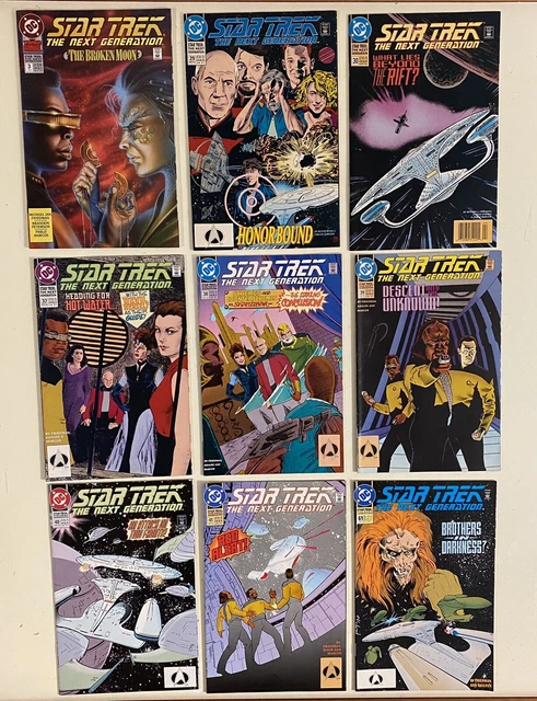 Lot 9 Star Trek Next Generation STNG #29-61 DC Comics 1992-1994 Newsstand VF/VF+ Lot 9 Star Trek Next Generation STNG #29-61 DC Comics 1992-1994 Newsstand VF/VF+