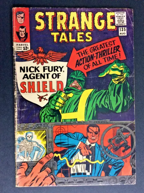 Strange Tales #135 1st Appearance Nick Fury,  KEY Silver Age 1965