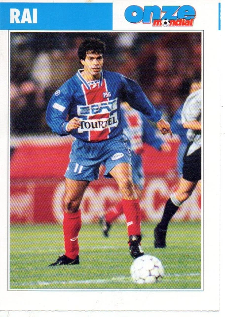Poster ONZE Mondial Football - Ljuboja PSG / Luyindula - Vintage France