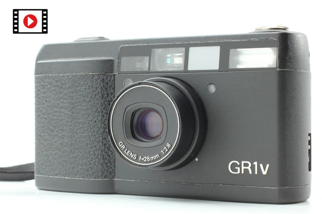 Video! [Near MINT] Ricoh GR1V Black 35mm Point & Shoot Film Camera From Japan