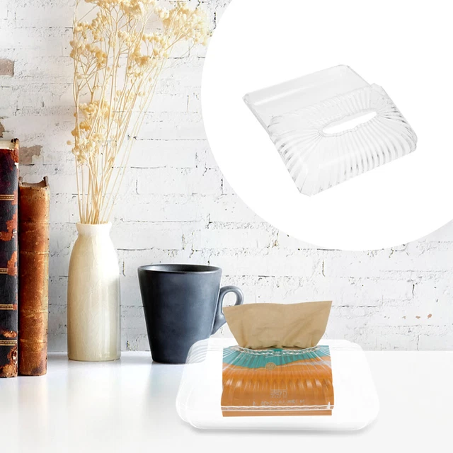 Almacenamiento para servilletas transparente acrílico - servilletas - funda de almacenamiento papel decorativo