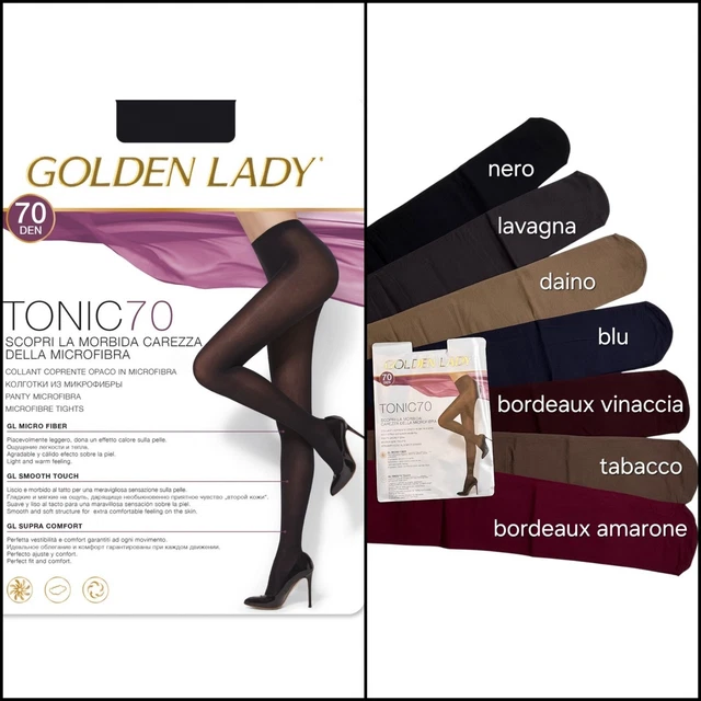 Golden Lady Bas Autofixants My Secret 40 Den - Confort Invisible Et Effet Massage