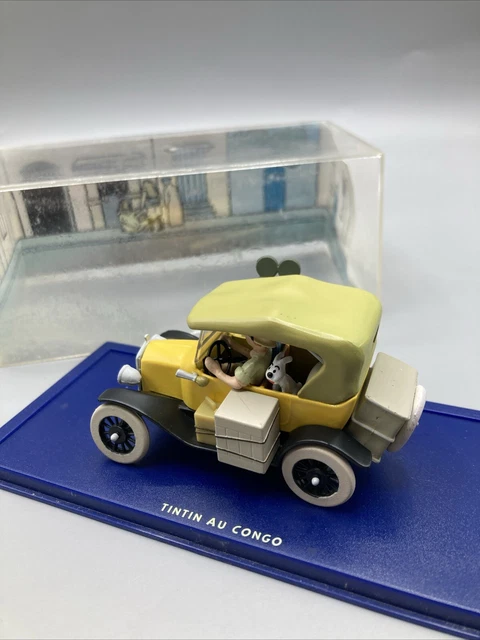 Voiture Tintin Moulinsart – Hachette 1/24 – Conduite Intérieure Beige – Jamais Déballée