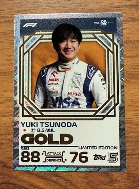 Carte Topps Turbo Attax F1 2024 - Alex Albon Signature Style 69 - Édition UK Verte /499