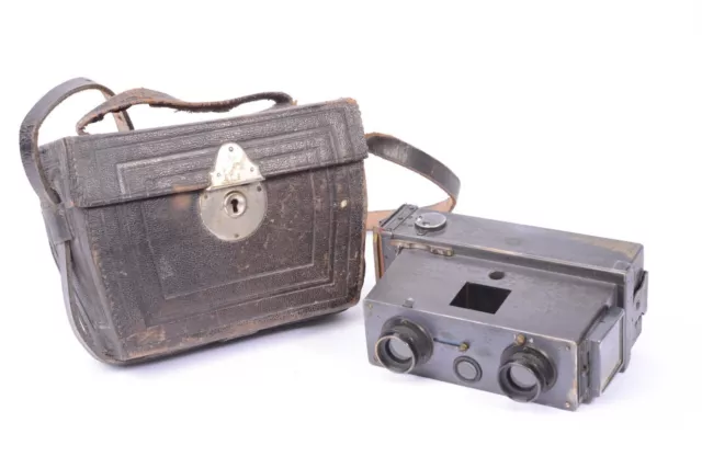 Camera Stereo Verascope Model Simplified 1908 Format 45x107. J.Richard