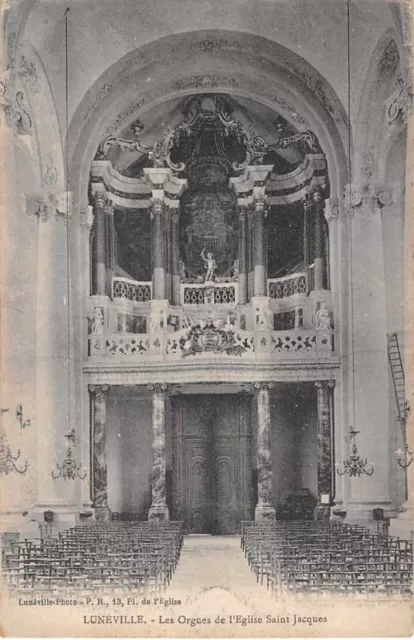 CPA 54 - LUNEVILLE - Les Orgues de l'Eglise Saint Jacques
