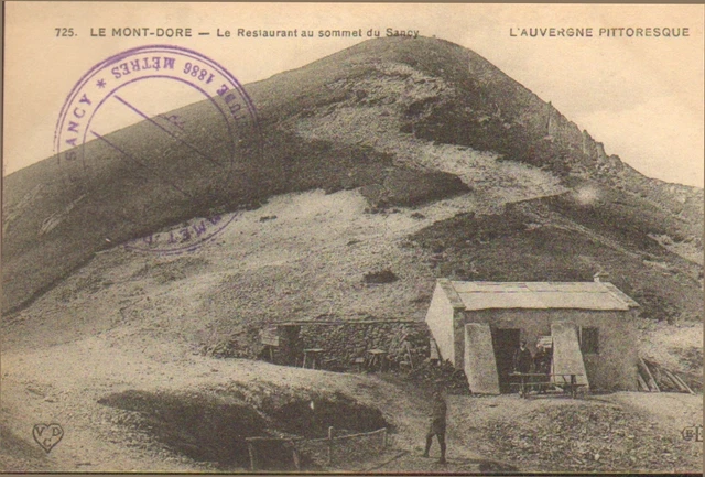 63 Mont-Dore Carte Postale Restaurant Puy De Sancy