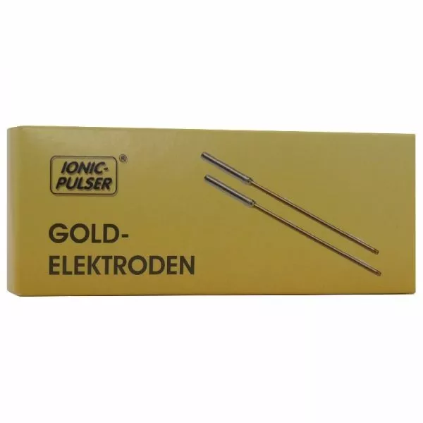 Goldelektroden Stäbe massiv für Ionic-Pulser® original für kolloidales Gold