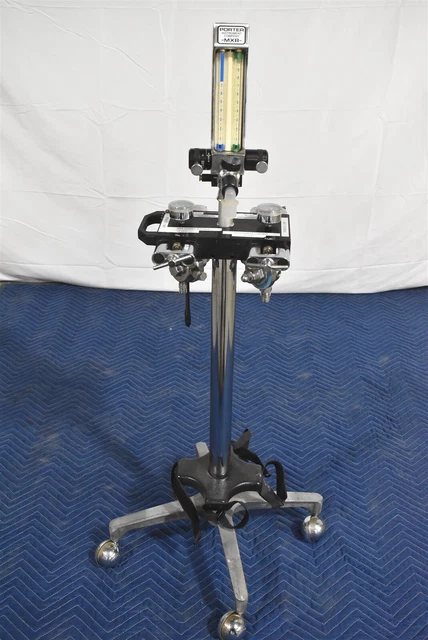 Porter MXR 2000 Dental Dentistry Nitrous N2O Flowmeter Conscious Sedation Unit