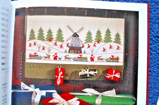 Buch: Weihnachten Dänisch Hygge gestalten 15 Stickvorlagen Ingrid Plum