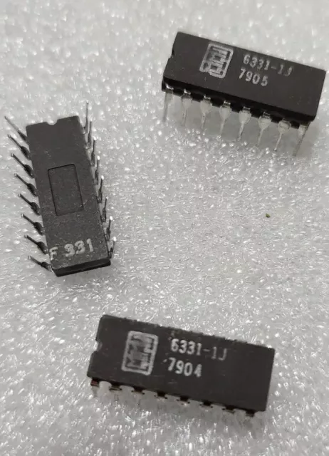 4 Pcs MMI 6331-1J Generic NiCR PROM Memory 32x8 Bit (See Datasheet) April 1979