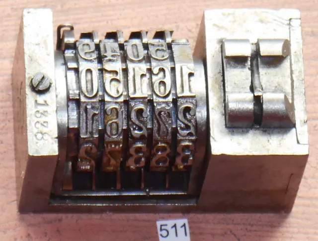 Letterpress Numbering Machine (NATIONAL )
